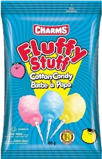 Cotton Candy Charms Fluffy Stuff Bag12/60g Sugg Ret $4.29