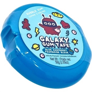 Galaxy Gum Tape Bubble Gum 12/58g Sugg Ret $2.69