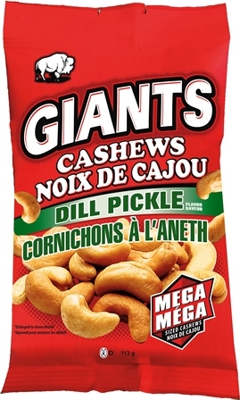 Giants Cashew Dill Pickle 8/113g Sugg Ret $8.99