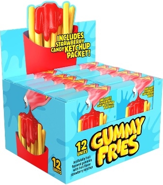 That's Sweet Gummy Fries with Ketchup 12/95g Sugg Ret $4.19
