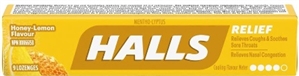 Halls Honey Lemon 20/34g Sugg Ret $1.99