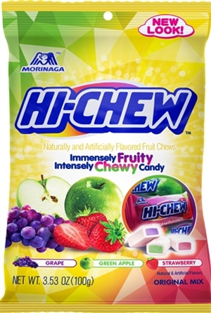 Hi Chew Original Mix Peg Bag 6/100g Sugg Ret $6.49