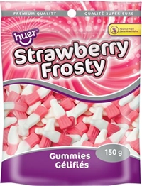 Huer 150g Strawberry Frosty Milkshake Bottles 12/150g Sugg Ret $4.29