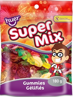 Huer 180g Super Gummy Mix 12/120g Sugg Ret  $4.29