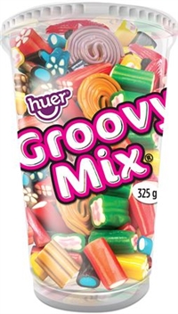 Huer Cup 325g Super Cup Groovy Mix Mix with Tray 12/325g Sugg Ret $7.79