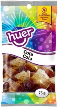 Huer 75g Cola Bottles 12/75g Sugg Ret $1.89