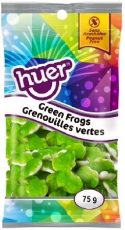 Huer 75g Green Frogs 12/75g Sugg Ret $1.89