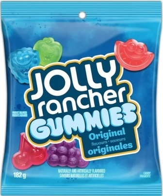 Jolly Rancher Peg Top Gummies 10/182g Sug Ret $4.39
