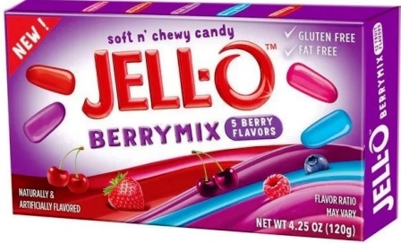 Jell-O Berry Mix Theater Box 12/120g Sugg Ret $2.89