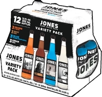 Jones Variety Pack Soda Pop 12/355ml Sugg Ret $3.49