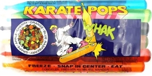 Popsicle Karate Pops Ice Freezie Sticks, Snap & Twist 12-10/88ml Sugg Ret $5.89 or $0.59 each