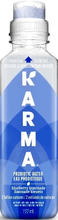 Karma Blueberry Lemonade Probiotic Water 12/532ml Sugg Ret $4.89