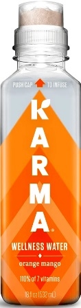 Karma Orange Mango Wellness Water 12/532ml Sugg Ret $4.89