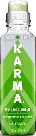 Karma Passionfruit Green Tea Wellness Water 12/532ml Sugg Ret $4.89