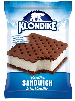 Klondike Sandwich Vanilla Ice Cream 24/135ml Sugg Ret $3.99