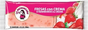 La Michoacana Strawberry Cream Bar 24/118ml Sugg Ret $2.79