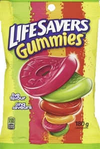 LifeSavers Original 5 Flavor Gummy 12/180g Sugg Ret $4.69