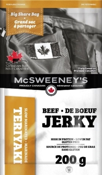 McSweeney's 200g Teriyaki Beef Jerky 10/200g Sugg Ret $18.99