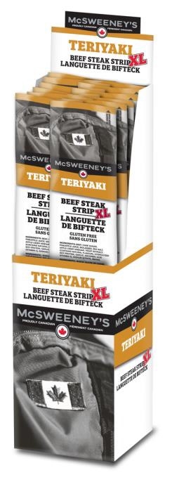 McSweeney's 50g XL Jumbo Teriyaki Beef Steaks 12/ Sugg Ret $4.99