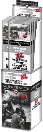 McSweeney's 50g XL Jumbo Peppered Beef Steaks 12/ Sugg Ret $4.99