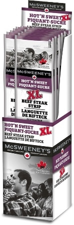 McSweeney's 50g XL Jumbo Hot N Sweet Beef Steaks 12/ Sugg Ret $4.99