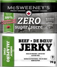 McSweeney's 70g ZERO Smokin' Jalapeno Beef Jerky 12/ Sugg Ret $8.59