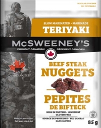 McSweeney's 85g Teriyaki Nuggets Beef Steak 12/ Sugg Ret $8.59