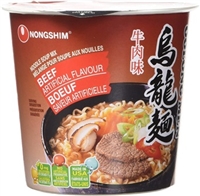 Nongshim Oolongmen Beef Cup of Noodles 6/75g Sugg Ret $2.99