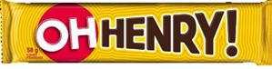 Oh Henry Chocolate Bar 24/58g Sugg Ret $2.29