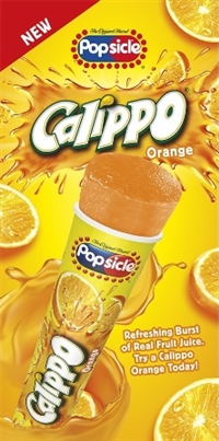 Popsicles Calippo Orange  24/105ml Sugg Ret $2.89