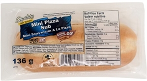 Quality Mini Pizza Sub 1/136g Sugg Ret $5.59