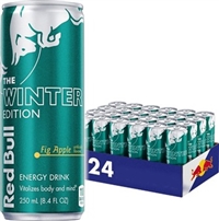 Red Bull 250ml  Winter Edition Fig Apple 24/250ml Sugg Ret $3.79 ea