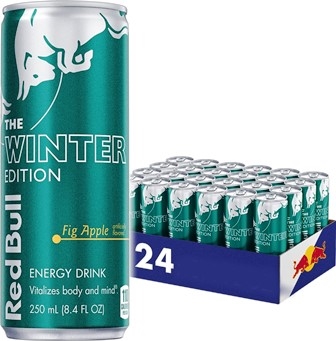 Red Bull 250ml  Winter Edition Fig Apple 24/250ml Sugg Ret $3.79 ea