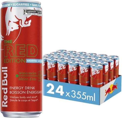 Red Bull 355 ml Red Watermelon Sugar-Free 24/355ml Sugg Ret $5.29