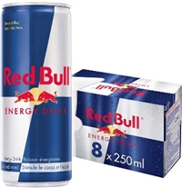 Red Bull 250 ml 8 Pack Suitcase 3/8250ml Sugg Ret $30.29