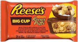Reese Big Cup with Reese's Puffs Cereal and Peanut Butter 16/34g Sugg Ret $2.09