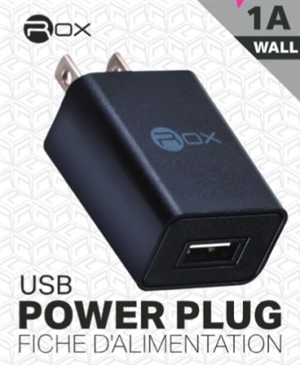 Rox. Wall USB Charger 1 Port CUL Approved 1 Amp SM1CUL 6/Sugg Ret $7.99