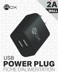 Rox. Wall USB Charger 2 Ports 2 Amps SM2CUL 6/ Sugg Ret $11.99