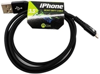Rox Cables Extra Tough Rubber 3.3 Foot iPhone Lightning to USB Assorted Colours Data Cable SM6469 6/ Sugg Ret $9.79