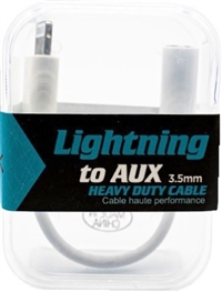 Rox iPhone Headphone Jack Adapter Lighting to 3.5mm Aux Dongle SM6494 6/ Sugg Ret $9.99