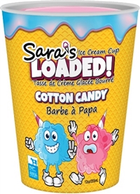 Sara's Cotton Candy Ice cream Cup 12/377ml Sugg Ret $4.49