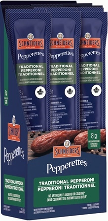 Schneider's Pepperettes Traditional Pepperoni Stick 12/32g Sugg Ret $3.69