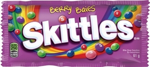 Skittles Bar Size Berry Explosion 36/61g Sugg Ret $2.29