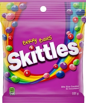 Skittles Peg Bag Berry 12/191g Sugg Ret $5.79