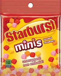 Starburst Peg Minis Original 12/191g Sugg Ret $5.79