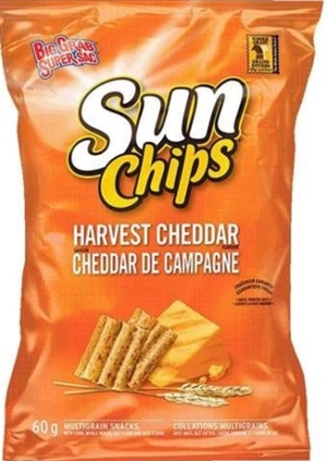 SunChips 60g Harvest Cheddar Big Grab 32's Sugg Ret $2.29