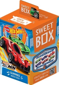 Sweet Box Hot Wheels Surprise Toy Collections with Candy 10/10g Sugg Ret $3.99