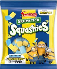 Swizzels Squashies Minions Banana & Blueberry Flavour 10/160g  Sugg Ret $3.59