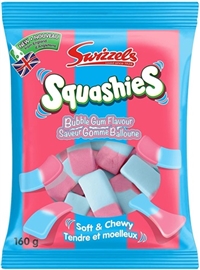 Swizzels Squashies Bubble Gum Flavour 10/160g Sugg Ret $3.59