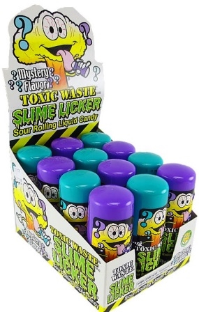 Toxic Waste Slime Licker Sour Rolling Mystery Candy 12/60g Sugg Ret $4.99